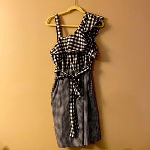 Cute black and white gingham dress